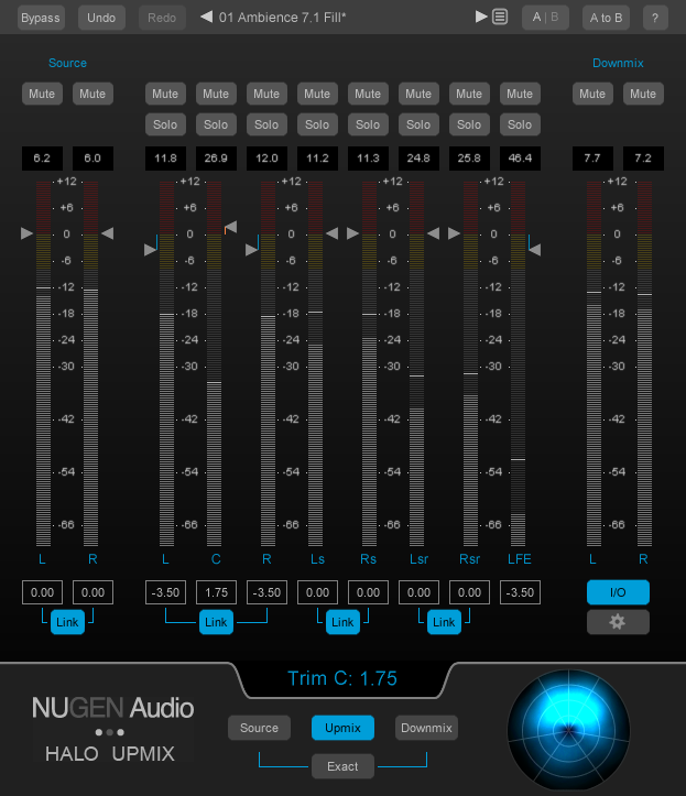 Nugen Audio Halo Upmix 3D Immersive Extension