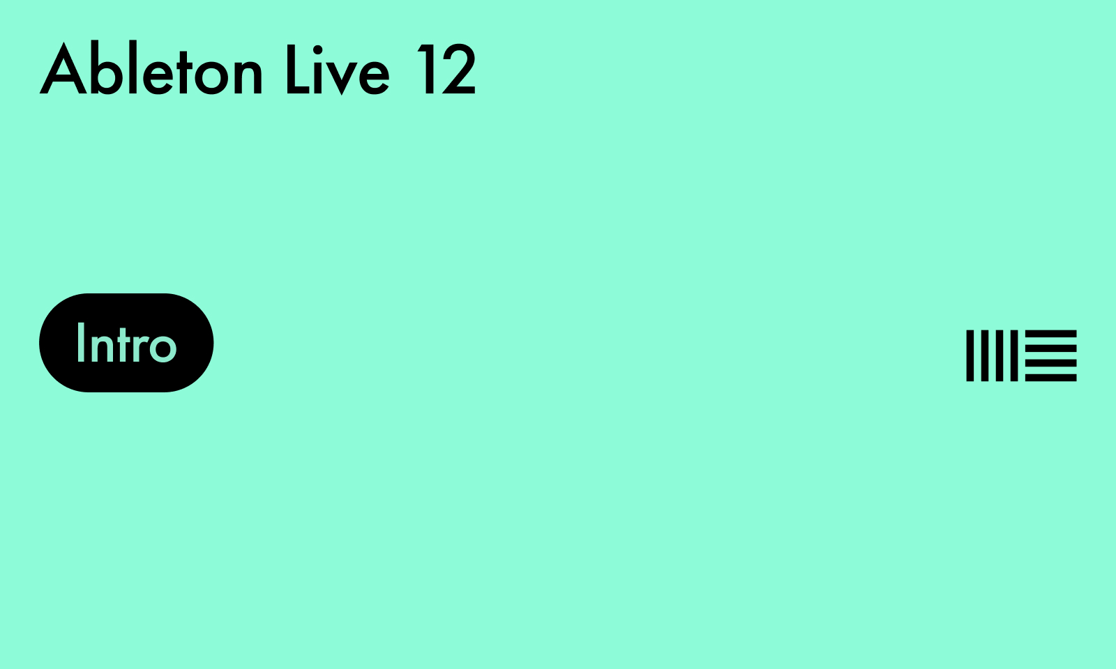 Ableton Live 12 Intro Serial Key (Download)