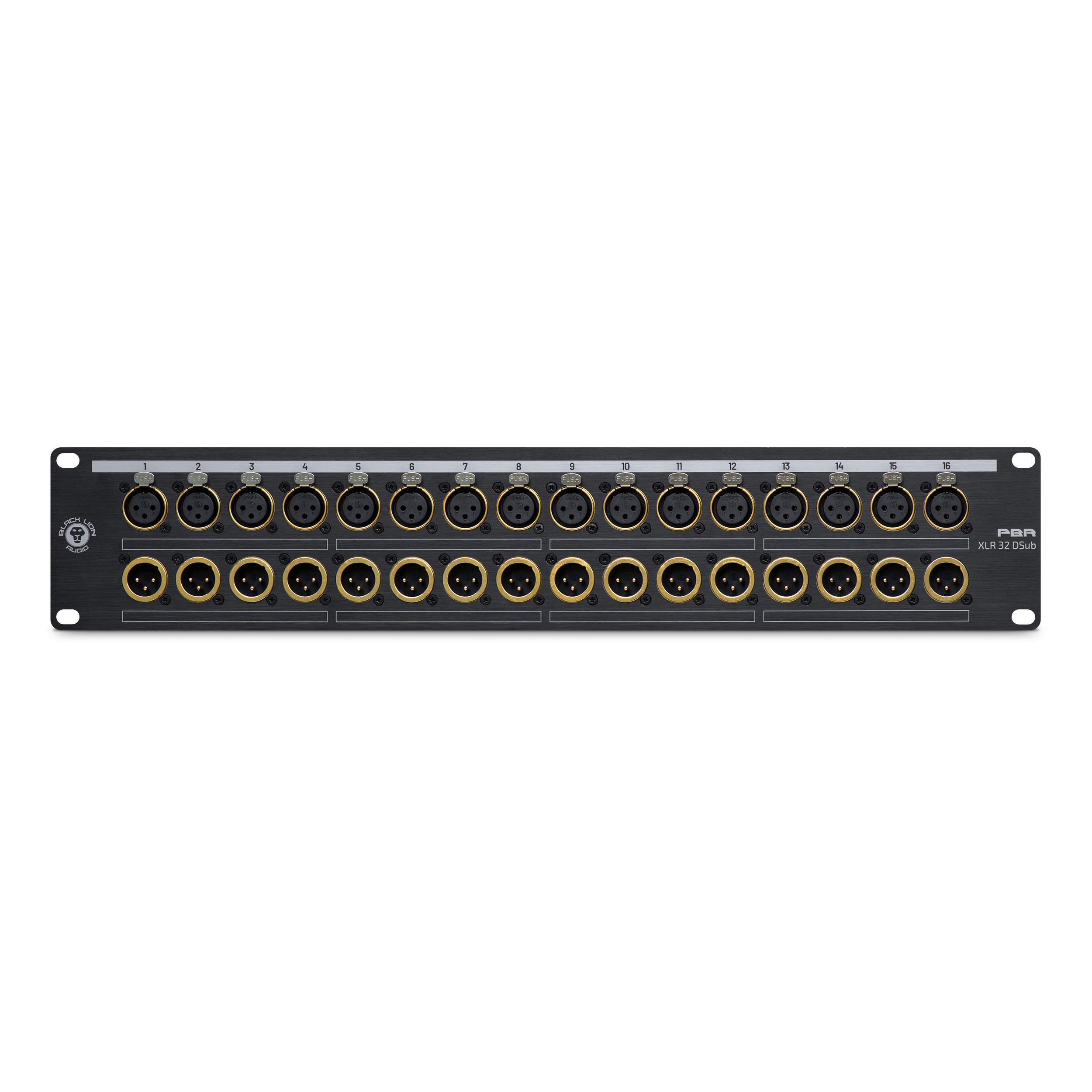 Black Lion Audio PBR XLR 32 D-sub Patchbay