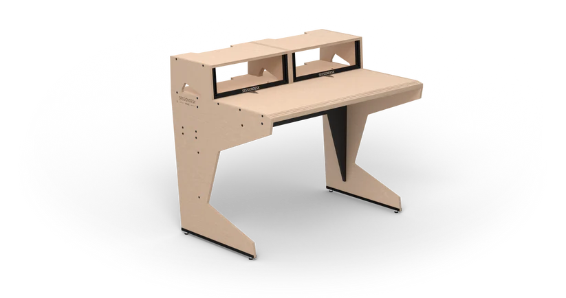 Sessiondesk Home Desk Small 2.0 in Birch with Birch Racks