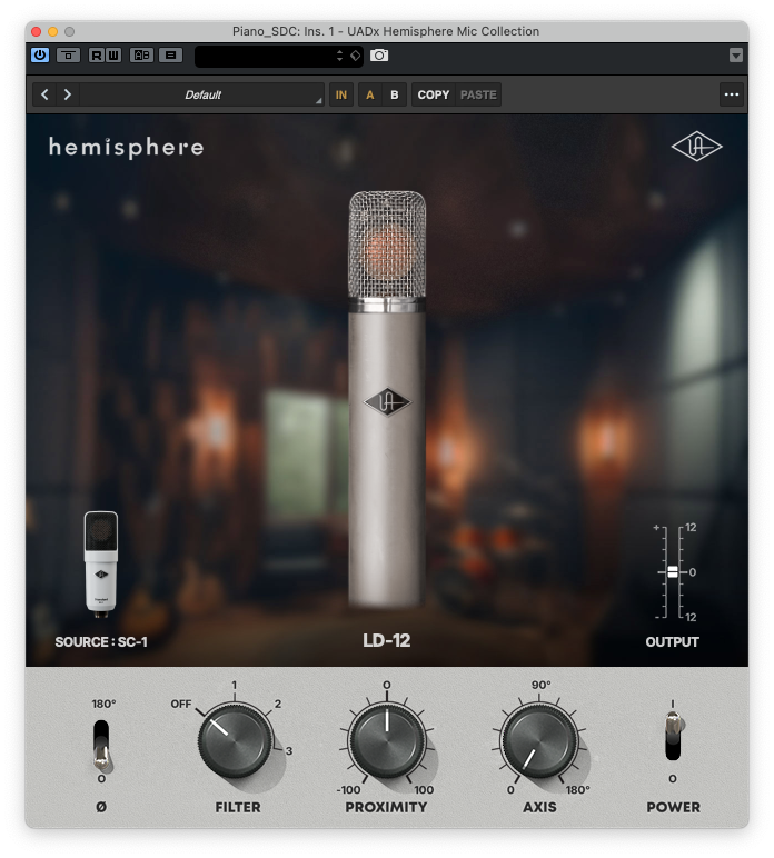 Universal Audio SC-1 Standard Condenser with Hemisphere Mic Modeling